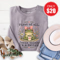 I'm A Delight Sweatshirt - Heather Storm - 20 product image 1