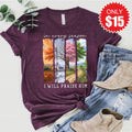 I Will Praise Him Tee - Heather Sugar Plum - 15 product image 1