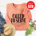 Called To Serve Sweatshirt - Heather Terracotta - 20 product image 1