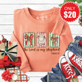 The Lord Is My Shepherd Sweatshirt - Heather Terracotta - 20 product image 1