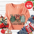 Let Heaven and Nature Sing Sweatshirt - Heather Terracotta product image 1