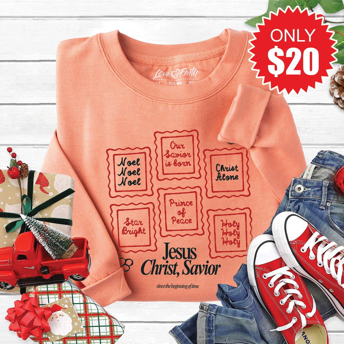 Savior Sweatshirt - Heather Terracotta - 20 product image 1