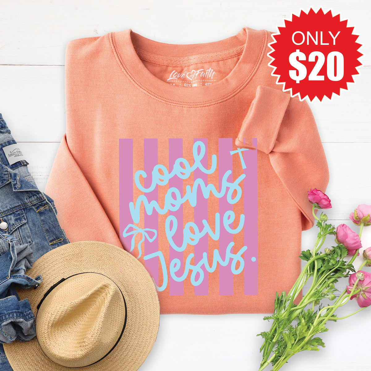 Cool Moms Sweatshirt - Heather Terracotta - 20 product image 1