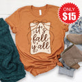 It's Fall Ya'll Tee - Heather Autumn - 15 product image 1