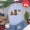 Christmas Leopard Tee - Heather Blue - 15 product image 1