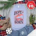 Hope Is Born Tee - Heather Blue - 15 product image 1