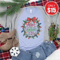 Merry and Bright Yall Tee - Heather Blue - 15 product image 1