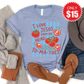 Jesus Tomatoes Tee - Heather Blue - 15 product image 1
