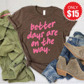 Better Days Tee - Heather Brown - 15 product image 1