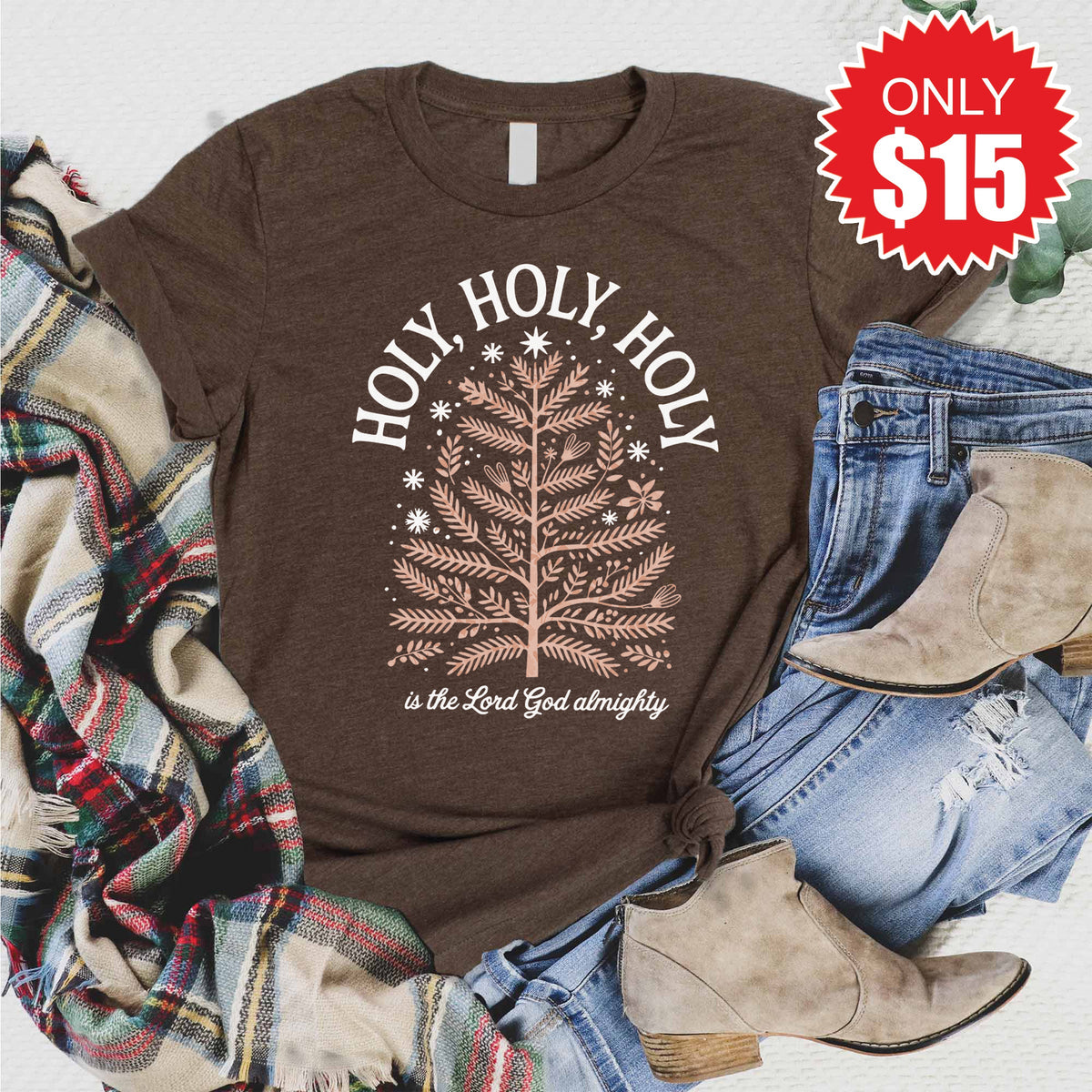 Holy, Tee - Heather Brown - 15 product image 1
