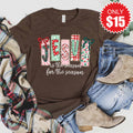 Jesus Is The Reason Tee - Heather Brown - 15 product image 1