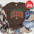 Happy Birthday Jesus Tee - Heather Brown - 15 product image 1