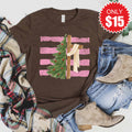Cross and Christmas Tree Tee - Heather Brown - 15 product image 1