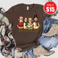 Festive Geese Tee - Heather Brown - 15 product image 1