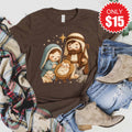 Nativity Tee - Heather Brown - 15 product image 1