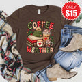 Coffee Weather Tee - Heather Brown - 15 product image 1