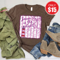 Jesus Is The Light Tee - Heather Brown - 15 product image 1