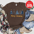 Merry Christmas Tee - Heather Brown - 15 product image 1