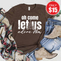 Let Us Adore Him Tee - Heather Brown - 15 product image 1