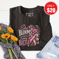 She Blooms Sweatshirt - Heather Charcoal - 20 product image 1