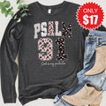 Psalm 91 Long Sleeve - Heather Charcoal - 17 product image 1