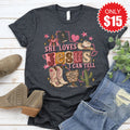 She Loves Jesus Tee - Heather Charcoal - 15 product image 1