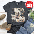 It Was Jesus Tee - Heather Charcoal - 15 product image 1