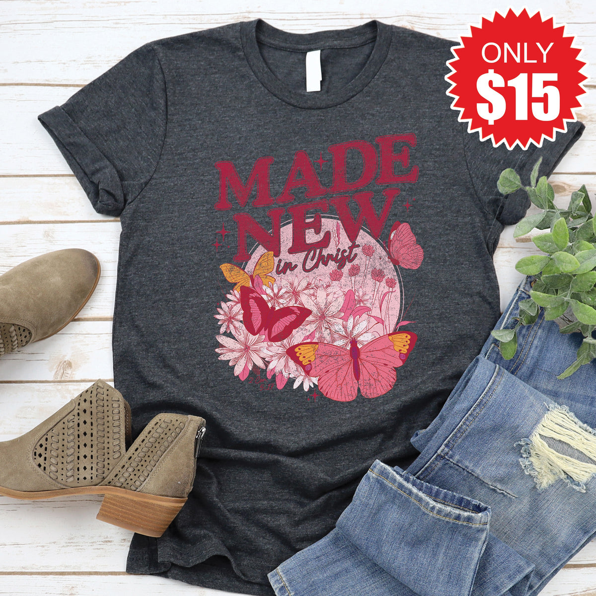 Made New Tee - Heather Charcoal - 15 product image 1