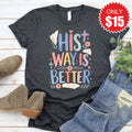 His Way Is Better Tee - Heather Charcoal - 15 product image 1