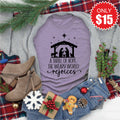 A Thrill of Hope Tee - Heather Deep Purple - 15 product image 1