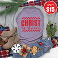 Christ Is Born Tee - Heather Deep Purple - 15 product image 1