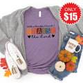 Thankful Praise Tee - Heather Deep Purple - 15 product image 1