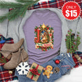Joy To The World Tee - Heather Deep Purple - 15 product image 1