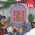 Christmas Trees Tee - Heather Deep Purple - 15 product image 1