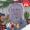 Tis The Season Tee - Heather Deep Purple - 15 product image 1