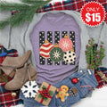 Christmas Ornaments Tee - Heather Deep Purple - 15 product image 1