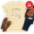 It Is Okay Tee - Heather French Vanilla - 15 product image 1