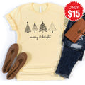 Merry and Bright Tee - Heather French Vanilla - 15 product image 1