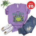 Dilly Dally V-Neck - Heather Grape - 15