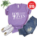 Forgiven V-Neck - Heather Grape - 15