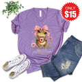 I'm A Delight V-Neck - Heather Grape - 15