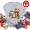 Nativity Tee - Heather Grey - 15 product image 1