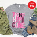 Fight, Hope, Cure Tee - Heather Grey - 15 product image 1