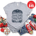 Silent Night Tee - Heather Grey - 15 product image 1