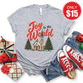 Joy To The World Tee - Heather Grey - 15 product image 1
