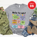 Note To Self Tee - Heather Grey - 15 product image 1