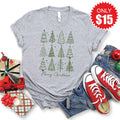 Merry Christmas Tee - Heather Grey - 15 product image 1
