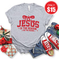 Jesus Is The Reason Tee - Heather Grey - 15 product image 1