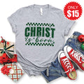 Christ Is Born Tee - Heather Grey - 15 product image 1
