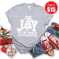 Joy To The World Tee - Heather Grey - 15 product image 1